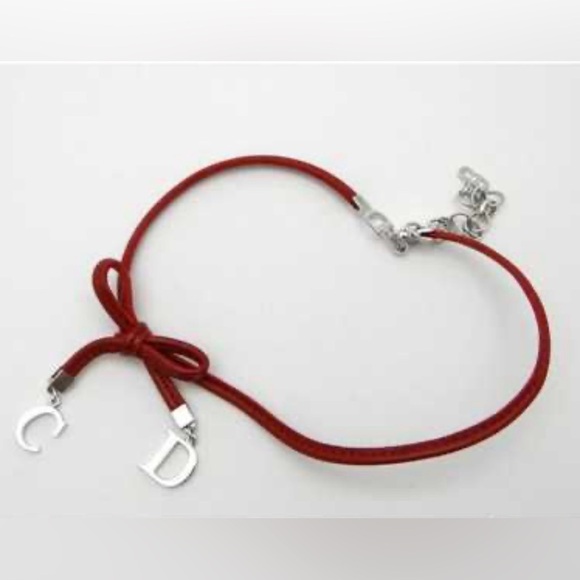 Dior Leather Ribbon Bracelet - Picture 2 of 9